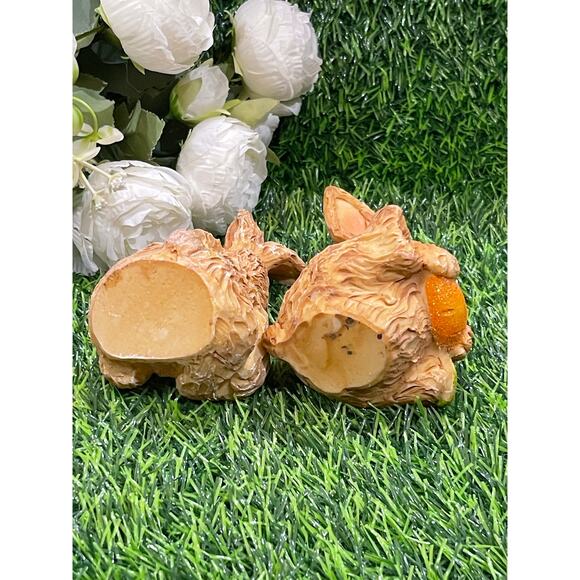 Set of 2 Indoor Outdoor Garden Bunnies - Picture 3 of 5